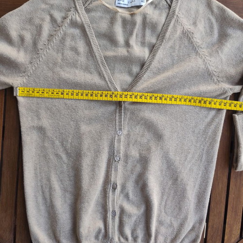Zara beige knitted cardigan Basic, size M