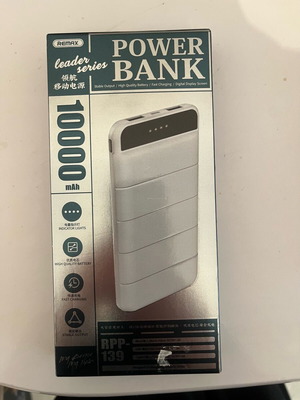 Φορητός φορτιστής Leader RPP-139 καινούργιο 10000mAh με 2 θύρες USB