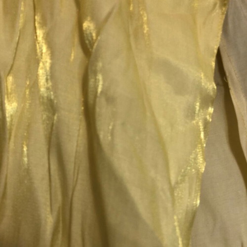 Yellow iridescent coat new, fits M-L