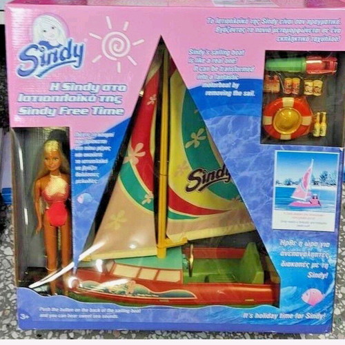 Sindy Free Time sailing boat new, closed in box