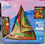 Sindy Free Time sailing boat new, closed in box