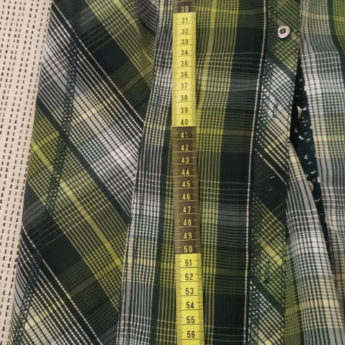 Cecil Checked Shirt Size S Like New, Green Yellow