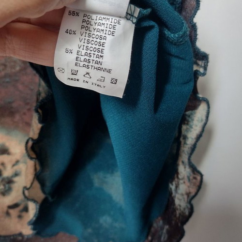 Y2K mesh top used, multicolor, size M