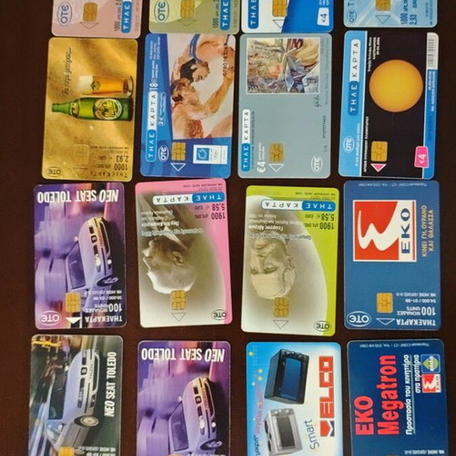 Phone cards used, pack of 50 with good print run