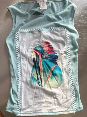 Blugirl Blumarine top like new, turquoise, size XS