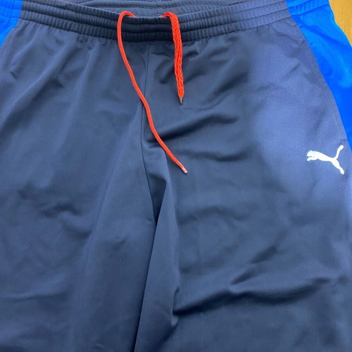 Puma tracksuit pants XL like new, black and blue