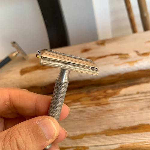 Gillette G2000 England TTO and Gillette Ball and Tech aluminum safety razors