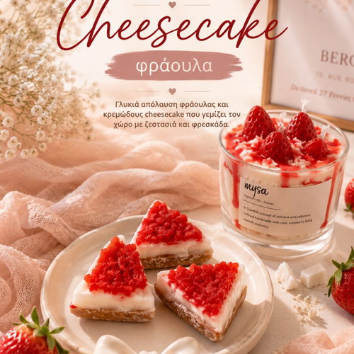 Wax melts cheesecake strawberry handmade