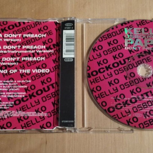 Cd Papa Don't Preach Enhanced Kelly Osbourne used, rock