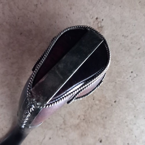 Decorative pipe with metallic elements, new