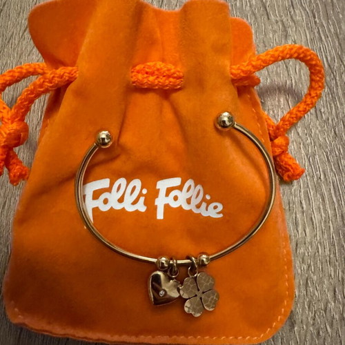 Folli Follie bracelet like new, pink gold one size