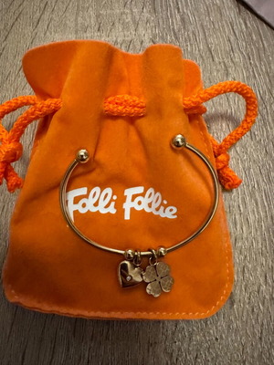 Folli Follie bracelet like new, pink gold one size