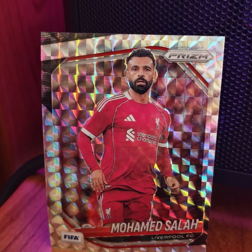 Panini Fifa Prizm 25-26 Mohamed Salah Mosaic Silver Card new