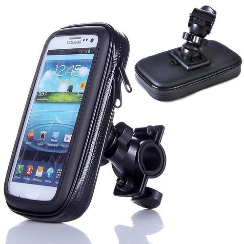 BASE WITH REMOVABLE WATERPROOF CASE FOR MOBILE/GPS