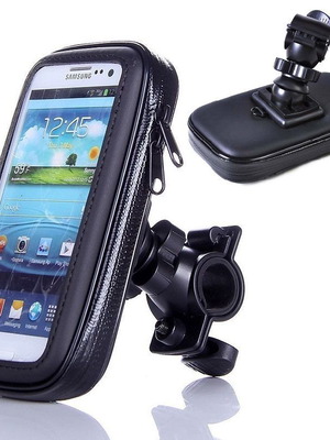 BASE WITH REMOVABLE WATERPROOF CASE FOR MOBILE/GPS