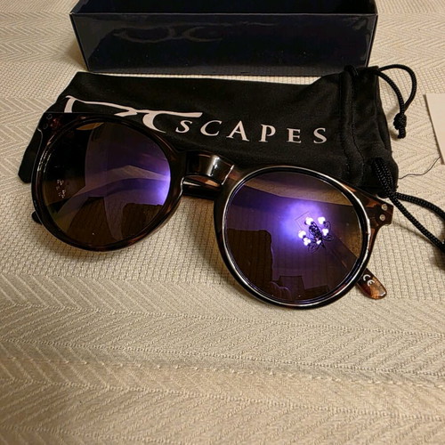 Scapes sunglasses new, black and purple