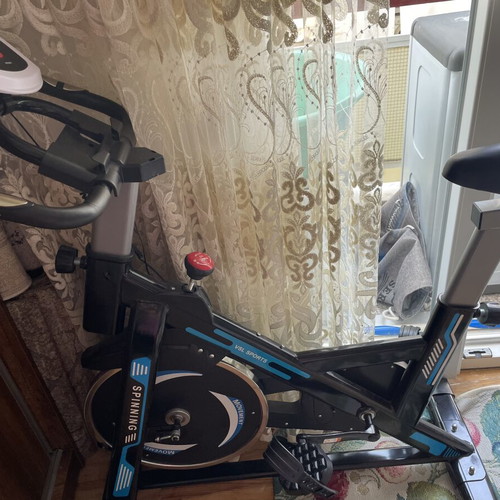 VSL Sports AeroRide 300 stationary bike spinning magnetic with wheels like new