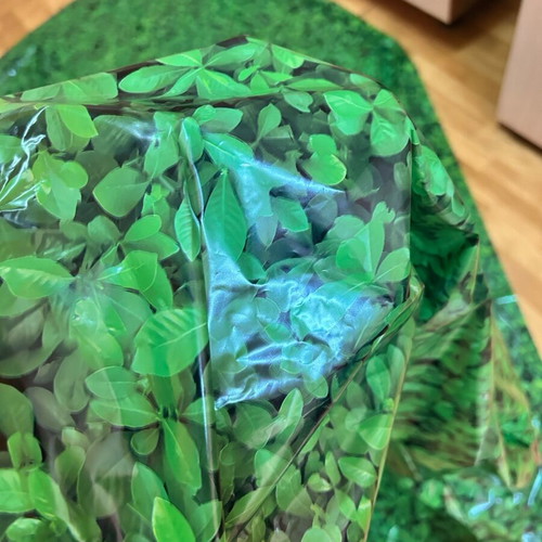 PVC найлонов фон за снимки нов, 137x274 см, зелен лист