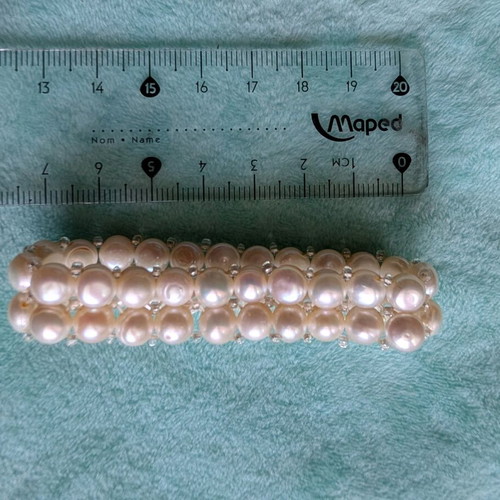 Pearl bracelet like new with natural pearls