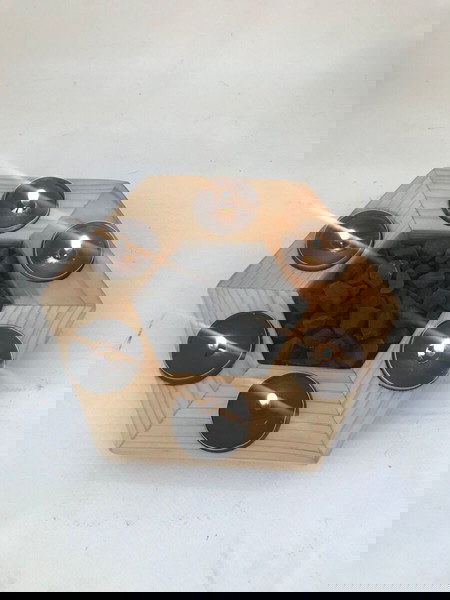 ΞΥΛΙΝΗ ΒΑΣΗ ΡΕΣΩ 6 ΘΕΣΕΩΝ