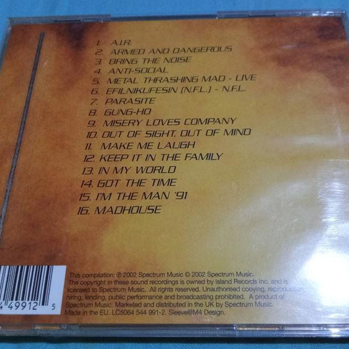 Anthrax The Collection CD used