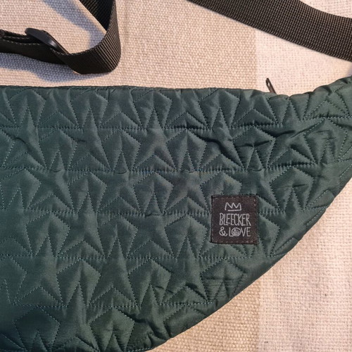 Bleecker & Love Stars Racing Green Mini Belt Bag like new