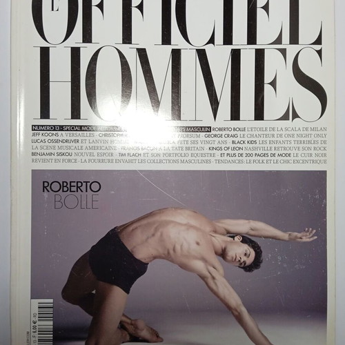 L'Officiel Hommes 13 Fall Winter 2008 2009 magazine like new, French