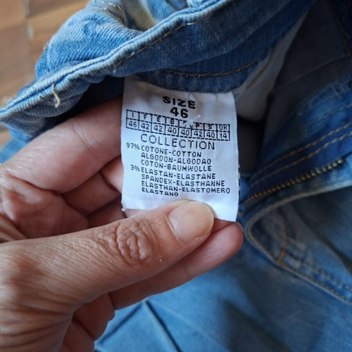 Adoro denim shorts size 46, like new, blue