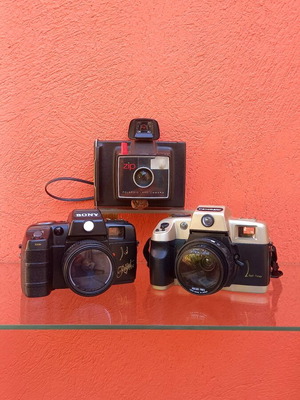Vintage cameras used, pack of 3