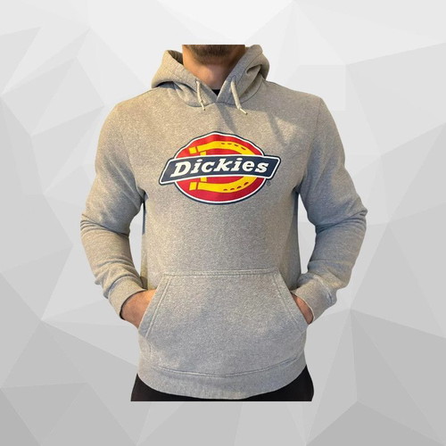 Dickies Hoodie gray like new with large logo
