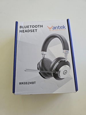 Ασύρματα ακουστικά Bluetooth Wantek WK882BT με μικρόφωνο και USB dongle νέα