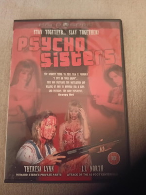 DVD Psycho Sisters σαν καινούργιο, θρίλερ τρόμου χωρίς ελληνικούς υπότιτλους