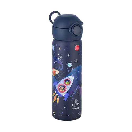 Estia Kids Stainless Steel Thermos Bottle with Straw 500ml Non Spill