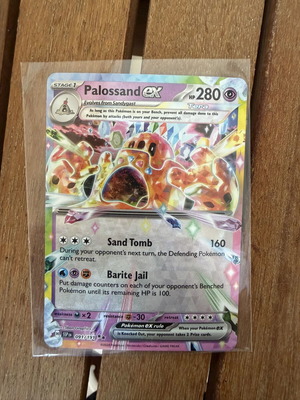 Pokemon TCG Palossand ex #091 SSP like new Surging Sparks