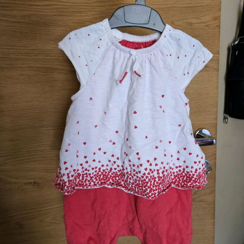 Mothercare baby romper for girl 6-9 months like new