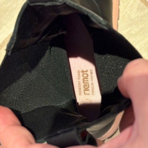 Chelsea Topshop boots used, leather, size 40, black-pink