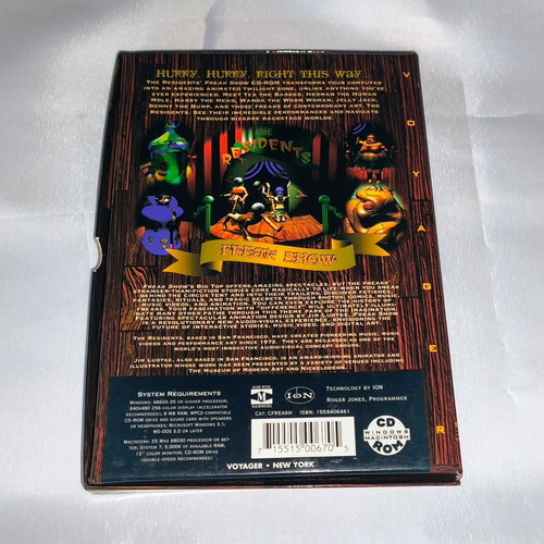 PC The Residents Freak Show Big Box πολύ καλή κατάσταση