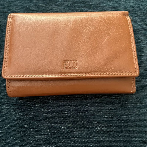 Chester Polo Academy 8065 Classic Cuoio women's wallet, genuine leather
