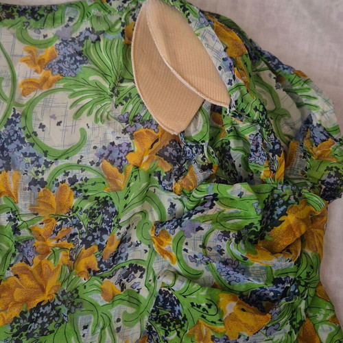 Dress with bolero like new, multicolor green, sizes S-M