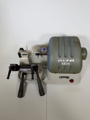 Errebi Alfa Bit key cutting machine used for armored keys