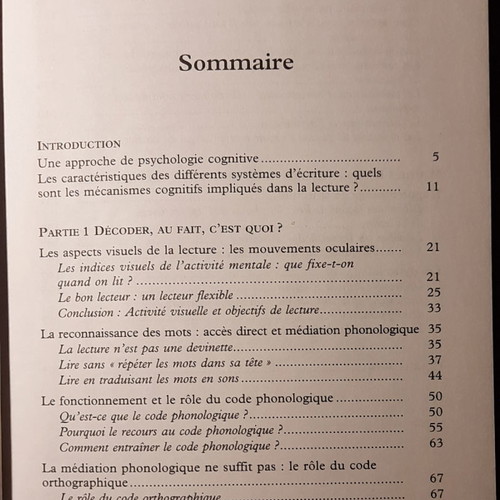 Lire & Comprendre - Psychologie de la lecture book used