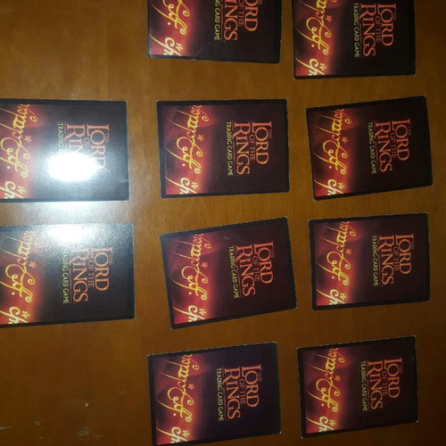 Lord of the Rings cards like new, pack of 10