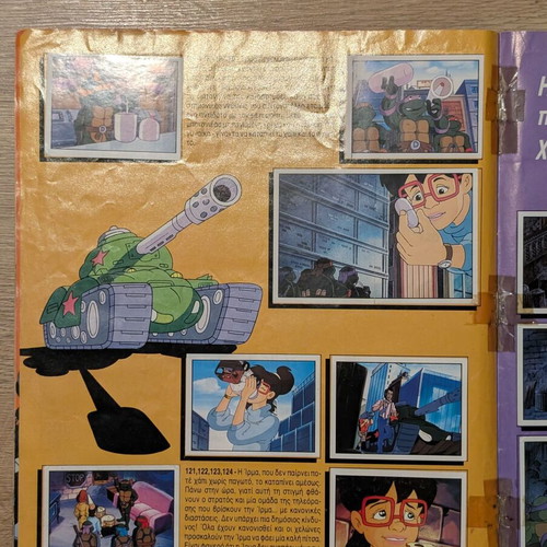 Panini Teenage Mutant Hero Turtles Sticker Album used