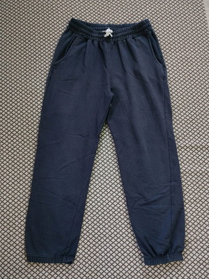 Blue dark sweatpants used, comfortable fit