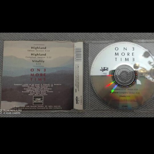 One More Time Highland CD like new, pop