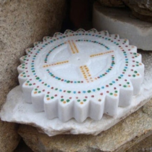 Minoan Lunisolar marble calendar Daedalus sculpture