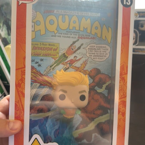 Funko Pop Aquaman Comic Cover New