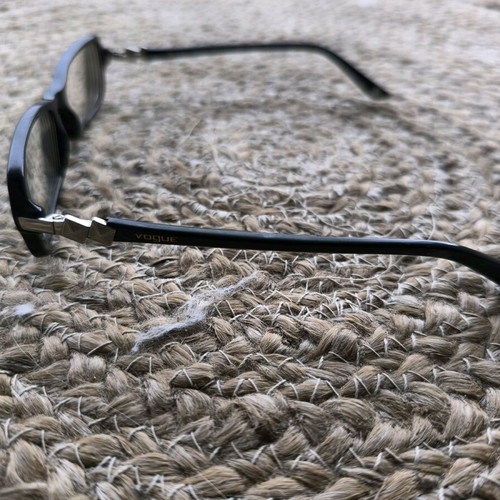 Vogue women's eyeglass frames used with case and cleaning cloth