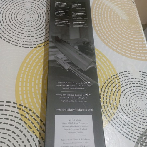 Santoku knife new, stainless steel Vivo Villeroy & Boch 32 cm