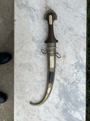 Σπαθί διακοσμητικό μεταχειρισμένο 38εκ. με λεπίδα 22εκ.